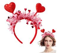 Diadema De Beso,Disfraces Del Día De San Valentín Mujer | Accesorios para el cabello con forma de corazón Diadema para el día de San Valentín | de, accesorios para fotos de aro pa