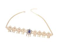 Diadema de boda de Oriente Medio brillante con diamantes de imitación brillantes, perfecta para novias y fiestas temáticas, joyería nupcial de Oriente Medio