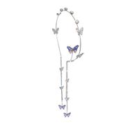 Diadema de borla para mujer, con borlas de cristal, diademas de temperamento para mujer