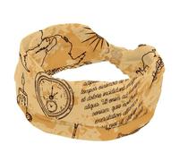 Diadema de brújula con mapa del mundo para mujer, diademas anchas y suaves, antideslizantes, para yoga, fitness, viajes, gimnasio, accesorios para el cabello