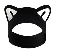 Diadema de buceo con orejas de gato, diadema de natación para mujeres y niños, capucha de neopreno de 2 mm, mantiene el agua fuera, mantiene los tapones para los oídos, tapones seguros para los oídos