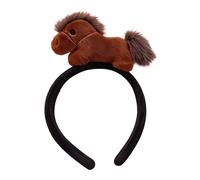 Diadema de Caballo,Accesorios para el Pelo de Festival - Complemento de Cabeza de Peluche para Cosplay,Para Celebraciones de Navidad Fiestas de Carnaval Temáticas Obras de Teatro y Juegos de Rol