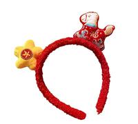 Diadema De Caballo,Cintas De Felpa Con Detalles | Diadema Para Fiestas De Primavera | Accesorio Para Año Nuevo Navidad Carnaval Representación Escénica Juego De Roles Y Celebraciones