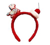 Diadema De Caballo,Cintas De Felpa Con Detalles | Diadema Para Fiestas De Primavera | Accesorio Para Año Nuevo Navidad Carnaval Representación Escénica Juego De Roles Y Celebraciones