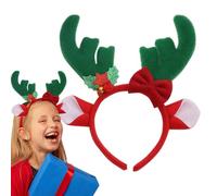 Diadema de cabeza con cuernos de - Diadema de vacaciones - de Navidad para mujeres, para bodas, , acampadas, pícnics, barbacoa, patio trasero, noche, reunión de cena
