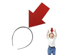 Diadema de cabeza de flecha, exclamación Mark Hair Band - Frillement Miss Arrowheadband - Accesorios para el cabello de novedad, cabeza elástica Bopper Hoop Decor for Sports Party