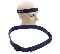 Diadema de Cánula Nasal, Protector de Oídos de Cánula Elástica con Revestimiento de Silicona, Soporte de Cánula Ajustable para Prevenir el Dolor de Oídos(Azul oscuro)