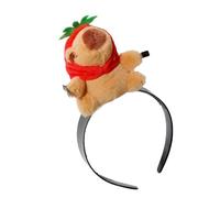 Diadema De Capibara - Diadema De Capibara, Tocado Dee Disfraz Peludo, Accesorio Dee Capibaraa Deee Felpa, Linda Banda Para Bichos, Tocado Deeee Felpa Suave, Tocadoo Cosplay Vida Silvestre/Configurac