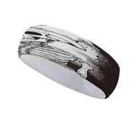 Diadema de Chef Esqueleto, elástica y Antideslizante, para Mujer, Accesorios de Moda, Cintas para el Cabello para Entrenamiento Diario, Yoga, Correr y Deportes.