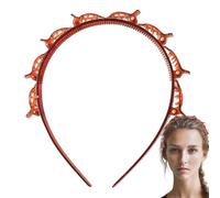 Diadema de clip para mujeres, diadema de piel de pelo | Banda para el cabello con clips,Herramienta de trenza dentada de tejido de tejido para giros en capas Viajes a casa Touch-ups