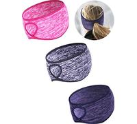 Diadema de cola de caballo, 3 unidades, para invierno, para correr, para mujeres, niñas, deportes al aire libre y fitness, 3 colores