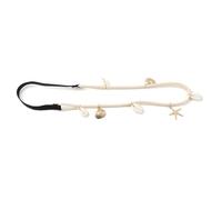 Diadema de concha de equinodermo con ventilación para fiestas en la playa, juego de emparejamiento familiar, gorro de concha de berberecho