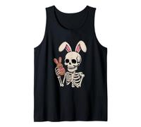 Diadema de Conejo Esqueleto de Primavera Espeluznante Camiseta sin Mangas