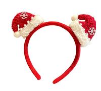 Diadema de copo de nieve con lazo, segura para pieles sensibles, accesorio de cabeza de fácil limpieza, accesorio esencial de poliéster ligero para mujer