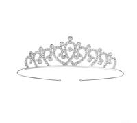 Diadema de corona, accesorios para el cabello de princesa encantada, tiara de aleación para actividades de niñas (estilo de 11)