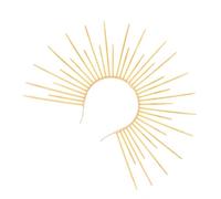 Diadema de corona vintage con diseño de Dios y Madre para actuación en escenario, despedida de soltera, diadema