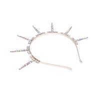 Diadema de coronas de Dios para fiestas, elegante diadema vintage para despedida de soltera, corona, tocados de boda, decoración para el cabello de mujer