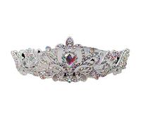 Diadema de cristal de imitación con peine para mujeres y niñas, boda, graduación, fiesta de cumpleaños, princesa, vintage, accesorios para el cabello, bandana para el cabello, peine para hombres