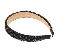 diadema de cristal de imitación diadema de borde ancho aro de cabeza de brillo colorido elegante encanto sombreros para mujer niña