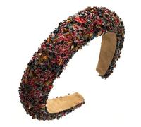 Diadema de cristal para mujer, diademas decoradas, diademas para fiestas, bodas, tocados con purpurina, para mujeres y niñas