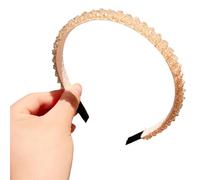 Diadema de cuentas de cristal brillante para mujer, estilo francés, estilo barroco, para eventos formales