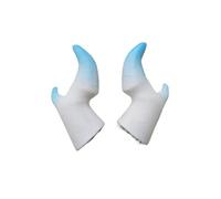Diadema de Cuerno del Diablo hecha a mano Cuerno del Diablo Oscuro | Bruja Halloween Cosplay Impresión 3D Astas Pinza for el cabello(4.5cm-01)