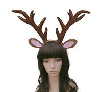 Diadema de cuernos de reno para adultos, para mujer, para maquillaje, Navidad, tomar fotos, carnavales, fiestas, diademas de Navidad para adultos, diademas de Navidad para mujeres, diademas de fiesta