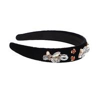 Diadema De Diamantes De Imitación Accesorios Para Mujer Banda Para La Cabeza Orgullo Pañuelo Trajes Bandas Diadema Anudada Para Mujer Spa Delirio Telar Joyas Boda Pedrería minkissy