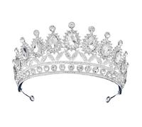 Diadema de diamantes de imitación brillantes, cómoda y antideslizante, diadema de noche para novia y galas de noche