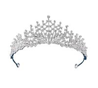 Diadema de diamantes de imitación brillantes, cómoda y antideslizante, diadema de noche para novia y galas de noche