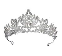 Diadema de diamantes de imitación brillantes, cómoda y antideslizante, diadema de noche para novia y galas de noche