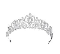 Diadema de diamantes de imitación brillantes, cómoda y antideslizante, diadema de noche para novia y galas de noche
