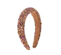 Diadema de Diamantes de Imitación Diadema de esponja cristal for mujer(Color1)