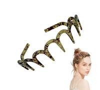 Diadema de dientes de en zigzag - Peine elástico para el pelo - Diadema antideslizante para maquillaje, diadema unisex para lavar la cara, cuidado de la piel, ducha