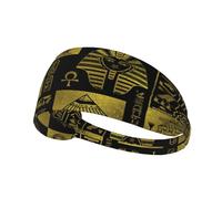 Diadema de diosa religiosa egipcia antigua, diadema elástica unisex, diadema que absorbe la humedad para deportes, correr, yoga.