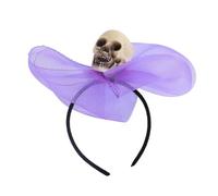 Diadema de Disfraz de Halloween | Accesorios de Cabello de Calavera y Arañas Espeluznantes | Cinta de Halloween de Horror con | para Mujeres, Niñas, Cumpleaños, Celebraciones, Bodas, Navidad,