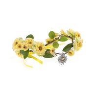 Diadema de elfo, tocado de elfo, diadema con corona de elfo de hadas del bosque, corona floral verde en forma de V, tocado de novia for boda con colgante de gema for mujeres y niñas for accesorios de