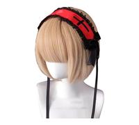 Diadema de encaje con volantes y detalle de lazos que mejora tu aspecto con sofisticación, adecuada para uso diario y festival