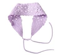 Diadema De Encaje De Flores Tejidas Pañuelos Para Mujer Tocados Un Estilo Informal Banda Cabello Elegante Trajes Casuales