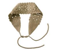 Diadema de encaje floral de punto Diadema de flores de ganchillo Diademas elásticas para niñas Mujeres Diademas de punto de encaje floral casual para mujeres Niñas