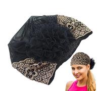Diadema De Encaje, - Sl ompacto Largas Perlas, Florales Accesorios Para Cabello, Mujeres Cubre Chef Floral De | Multiusos Exterior Utilidad Ligero
