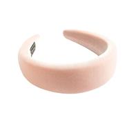 Diadema de esponja ajustable de color liso, elegante, cómoda, accesorios para el cabello para niñas y mujeres, tela transpirable