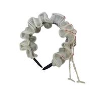 Diadema de esqueleto de bruja de sangre oscura, diadema de fiesta de esqueleto de diablo, animación para espectáculos en vivo y juegos de rol