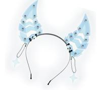 Diadema de estilo punk de dibujos animados con estética punk y cómoda accesorio para el cabello para mujer