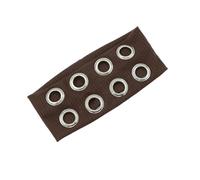 Diadema de estilo punk de moda con ojales huecos y influencia de metal rock para mujer, diadema francesa