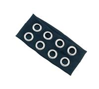 Diadema de estilo punk de moda con ojales huecos y influencia de metal rock para mujer, diadema única