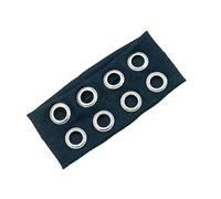 Diadema de estilo punk de moda con ojales huecos y influencia de metal rock para mujer, diadema única