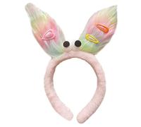 Diadema de felpa con dibujos animados para mujer, diadema peluda de muñeca fea para disfraz, tocado para lavar la cara