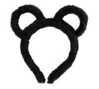 Diadema de felpa con forma de oreja de oso para mujer, fiesta de Halloween, cosplay, añade un toque divertido, diadema de felpa para mujer