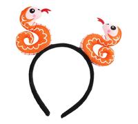 Diadema de felpa con forma de serpiente - Diadema de felpa para niñas con forma de serpiente | Lindos accesorios para el cabello para niñas | Diadema de serpientes de peluche doble